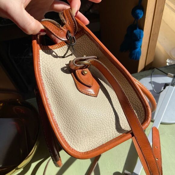 Authentic 90s Dooney & Bourke Custom Restored Convertable Shoulder Satchel - Picture 8 of 14